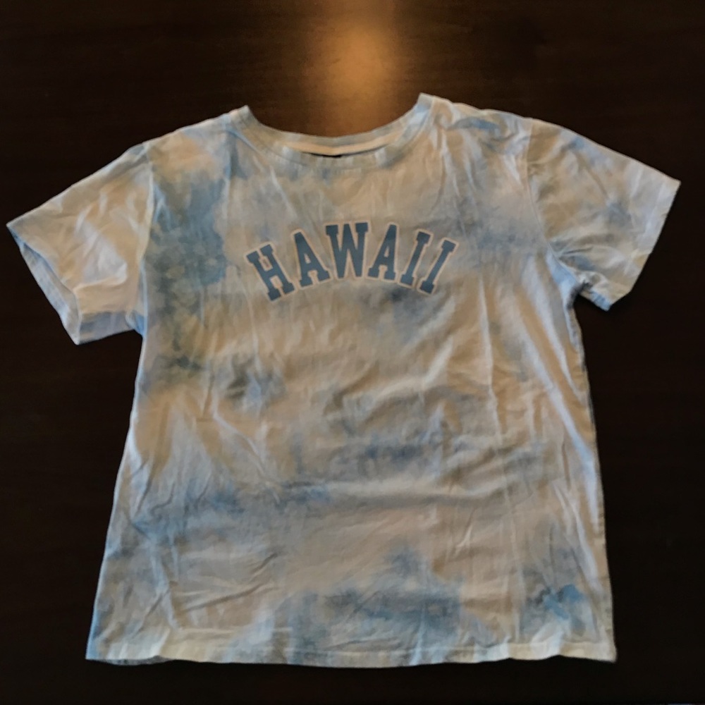 Hawaii Tye-dye blue shirt